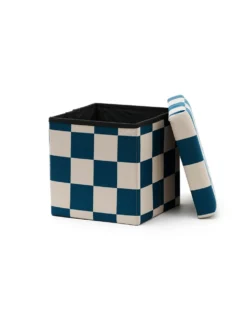 Puff Med Förvaring 30 Cm Teal
