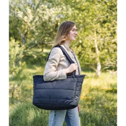 Quiltad Skötväska Black