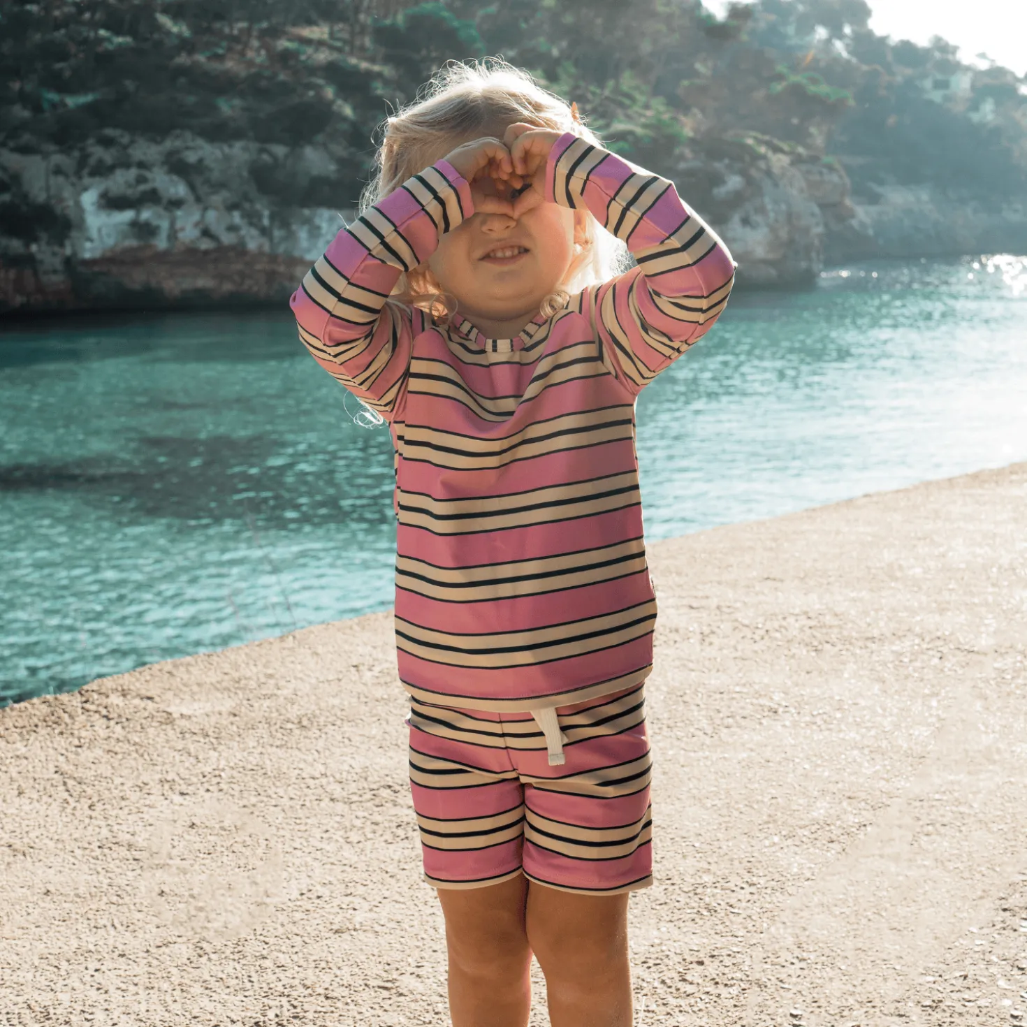 Rhodes UV-set Happy Pink Stripe