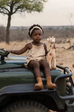 Safari Friends Giraffe Gosedjur Brown