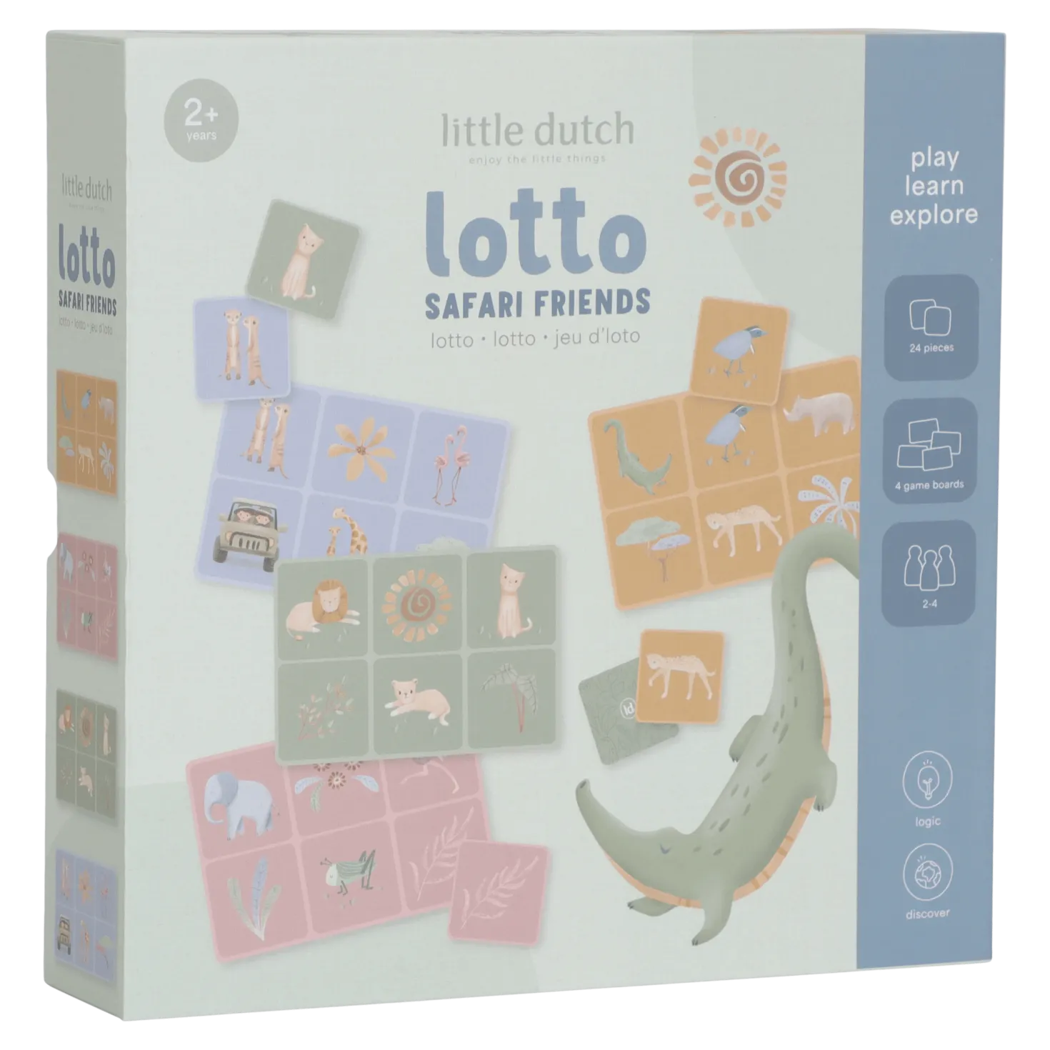 Safari Friends Lottospel Blue