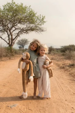 Safari Friends Monkey Gosedjur Brown