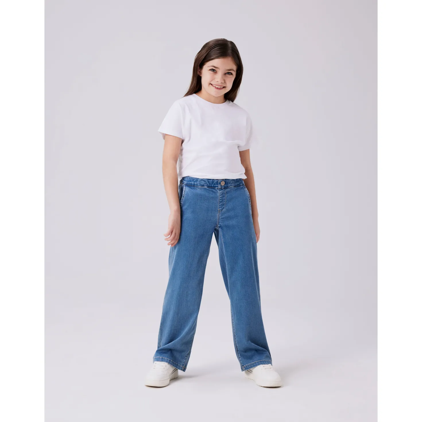 Salli Wide Jeans Light Blue Denim