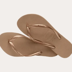 Slim Flip Flops Rose Gold