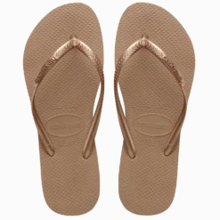 Slim Flip Flops Rose Gold