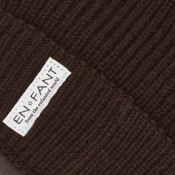 Stickad Mössa Coffee Bean