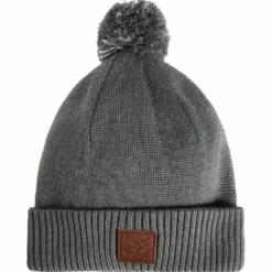 St Moritz Beanie med Pom Light Green