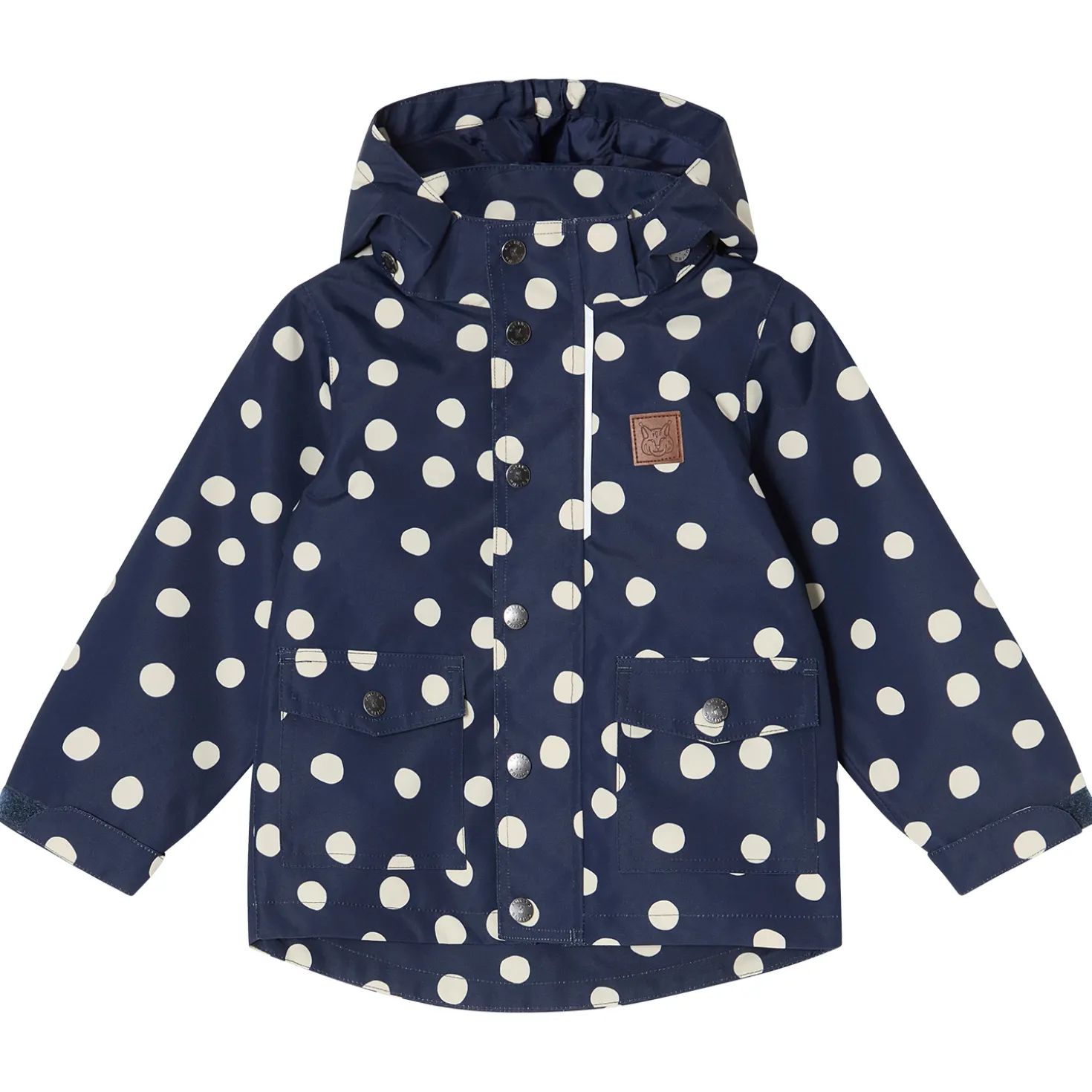 Stockholm Skaljacka Navy Polka Dots