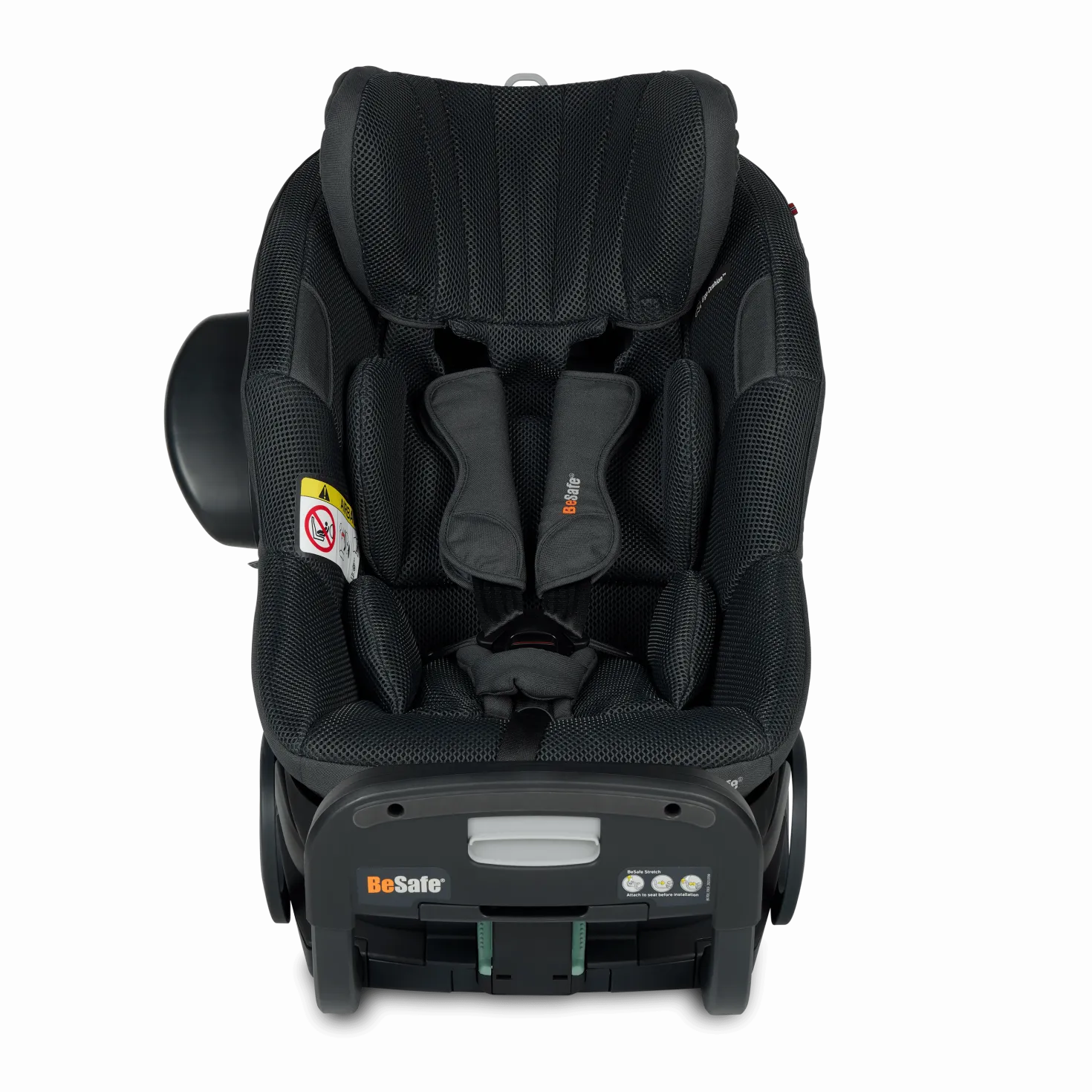 Stretch² Bilbarnstol 6M-7Y / 61-125 Cm Anthracite Mesh