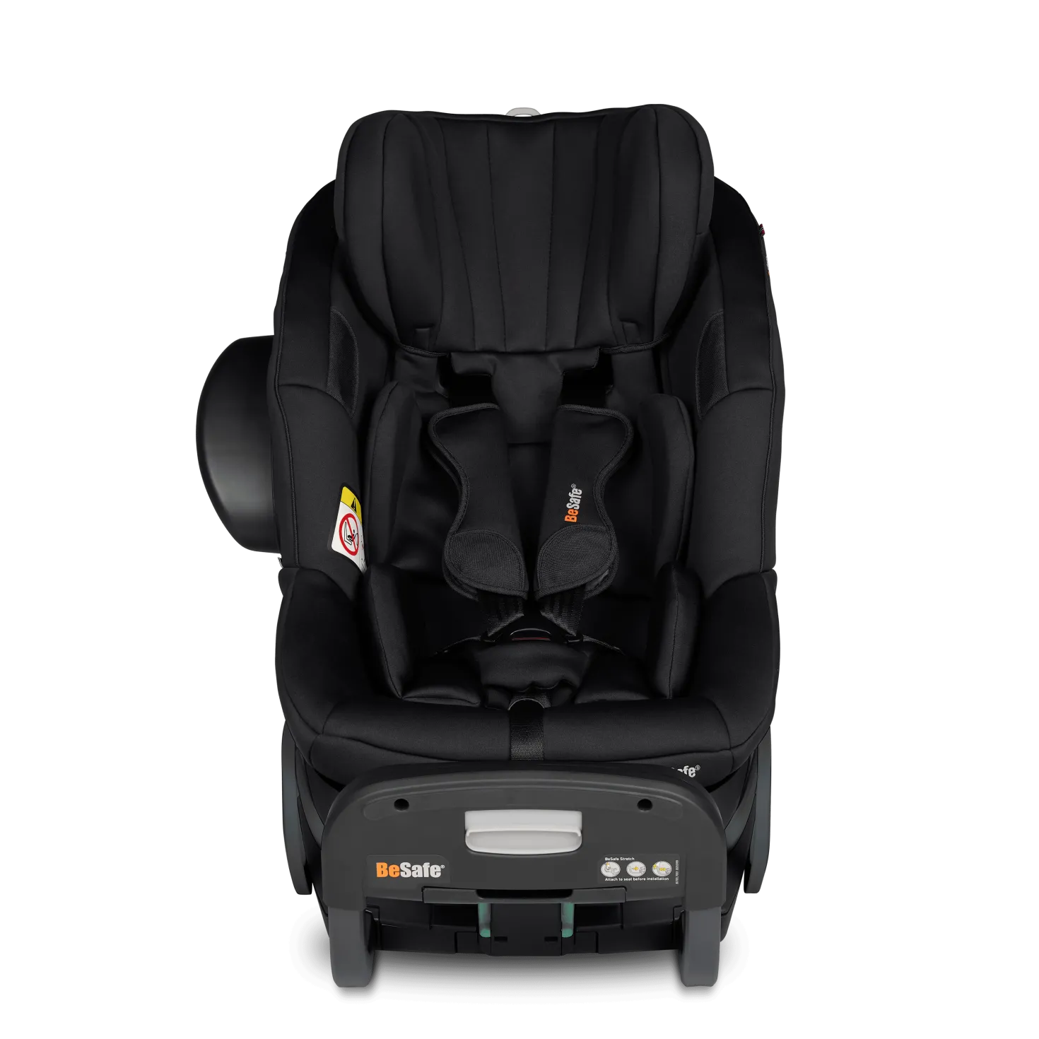 Stretch² Bilbarnstol 6M-7Y / 61-125 Cm Black Soft Breeze