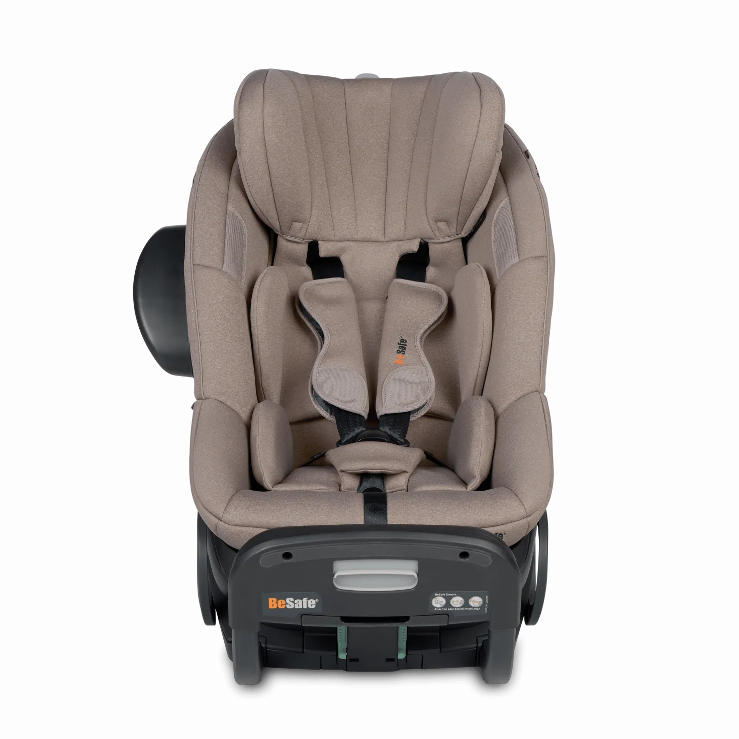 Stretch² Bilbarnstol 6M-7Y / 61-125 Cm Dark Sand Soft Breeze