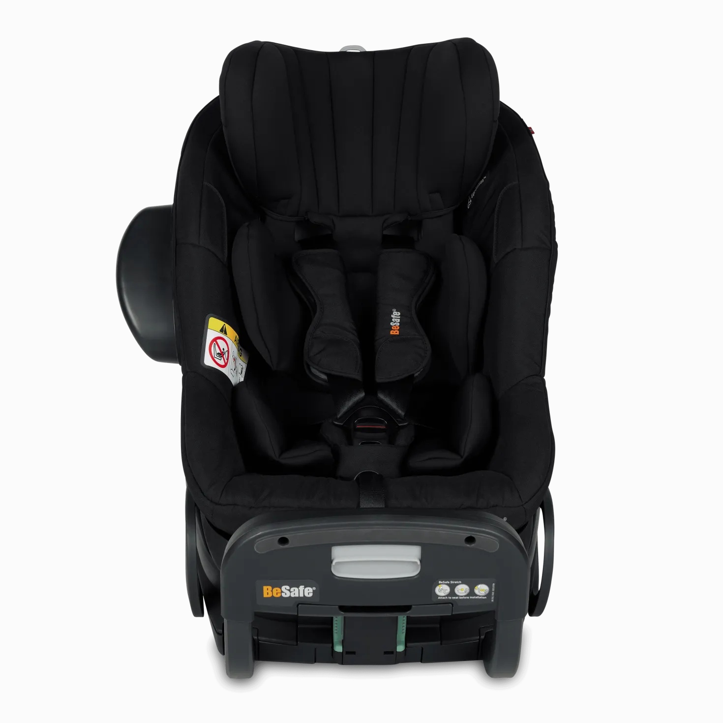 Stretch² Bilbarnstol 6M-7Y / 61-125 Cm Fresh Black Cab