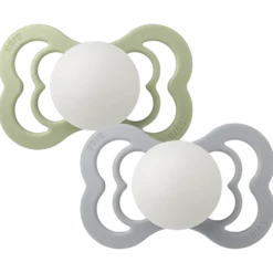 Supreme Glow 2-pack Symmetriska Silikonnappar Sage Cloud