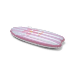 Surfboard Poolmadrass Med Handtag Pink Flower Market