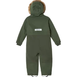 Svalbard Vinteroverall Navy Forest Green Blocking