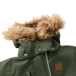 Svalbard Vinteroverall Navy Forest Green Blocking