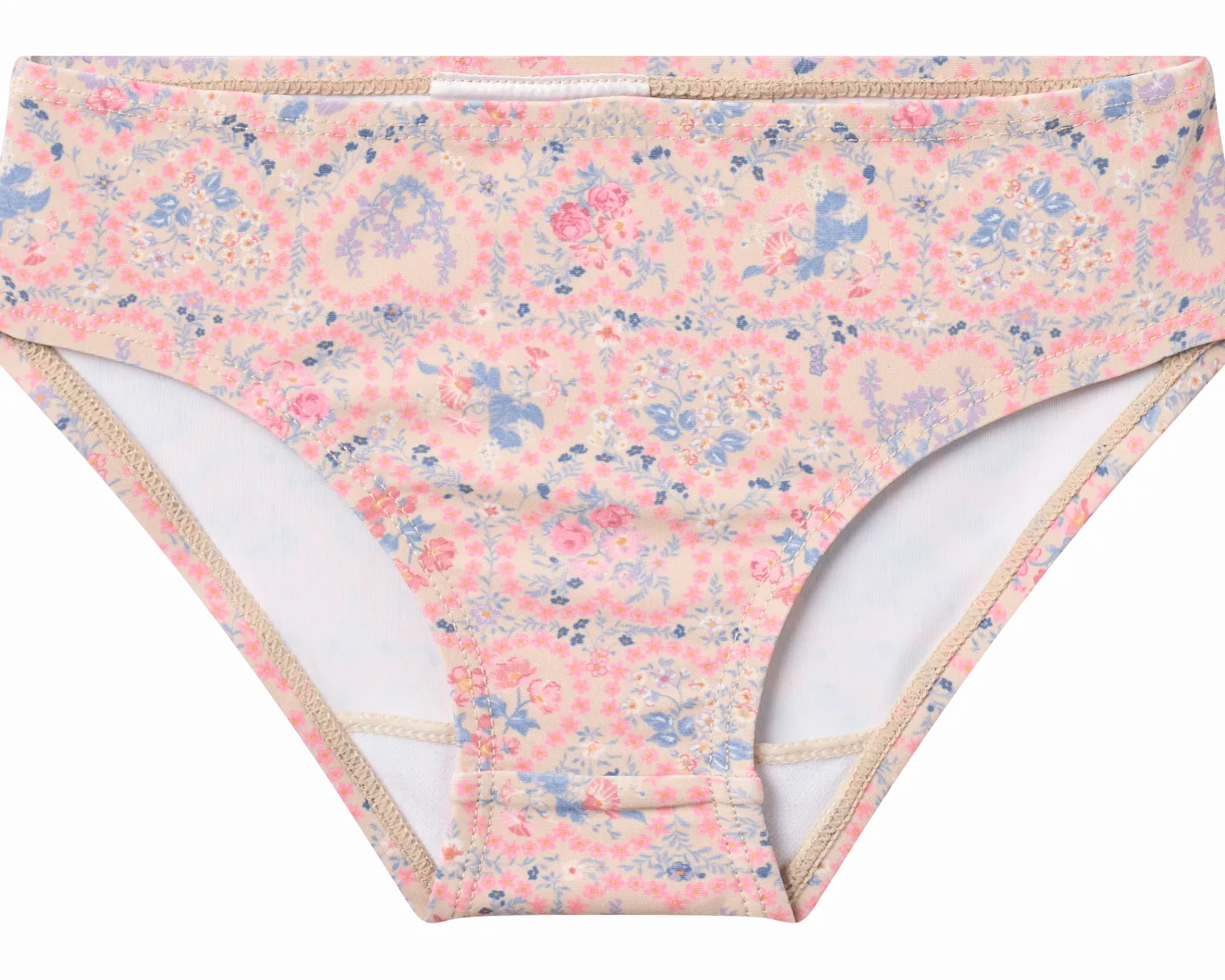 Swim Set 2-piece Alma Pink Heart Flowers