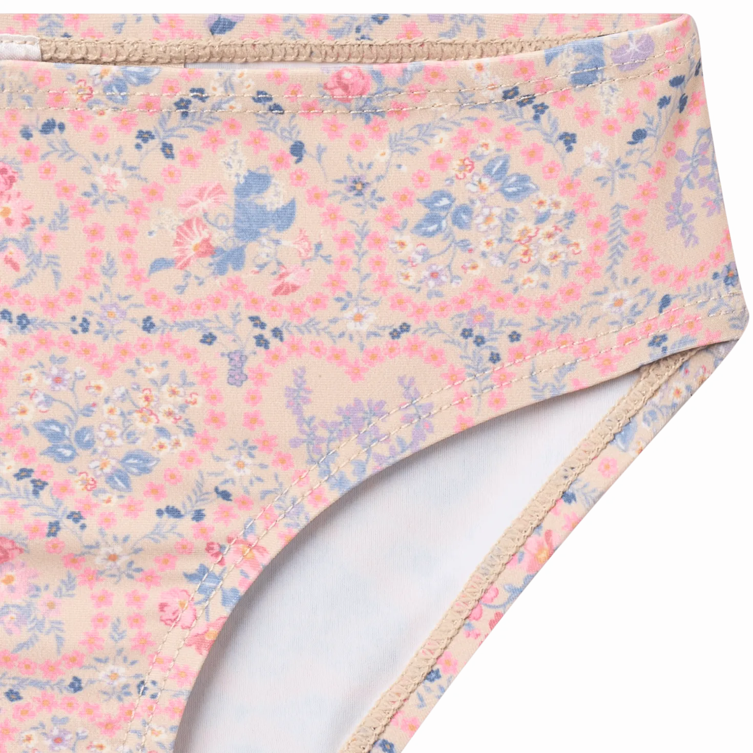 Swim Set 2-piece Alma Pink Heart Flowers