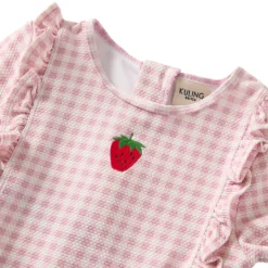 Symi UV Baddräkt Pink Gingham
