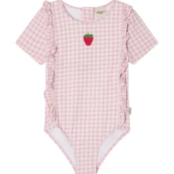 Symi UV Baddräkt Pink Gingham