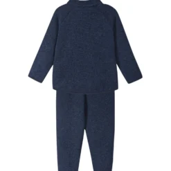 Tahto Fleece-set Jeans Blue
