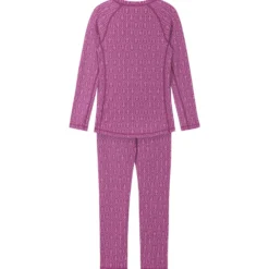 Taival Underställsset I Ull Red Violet