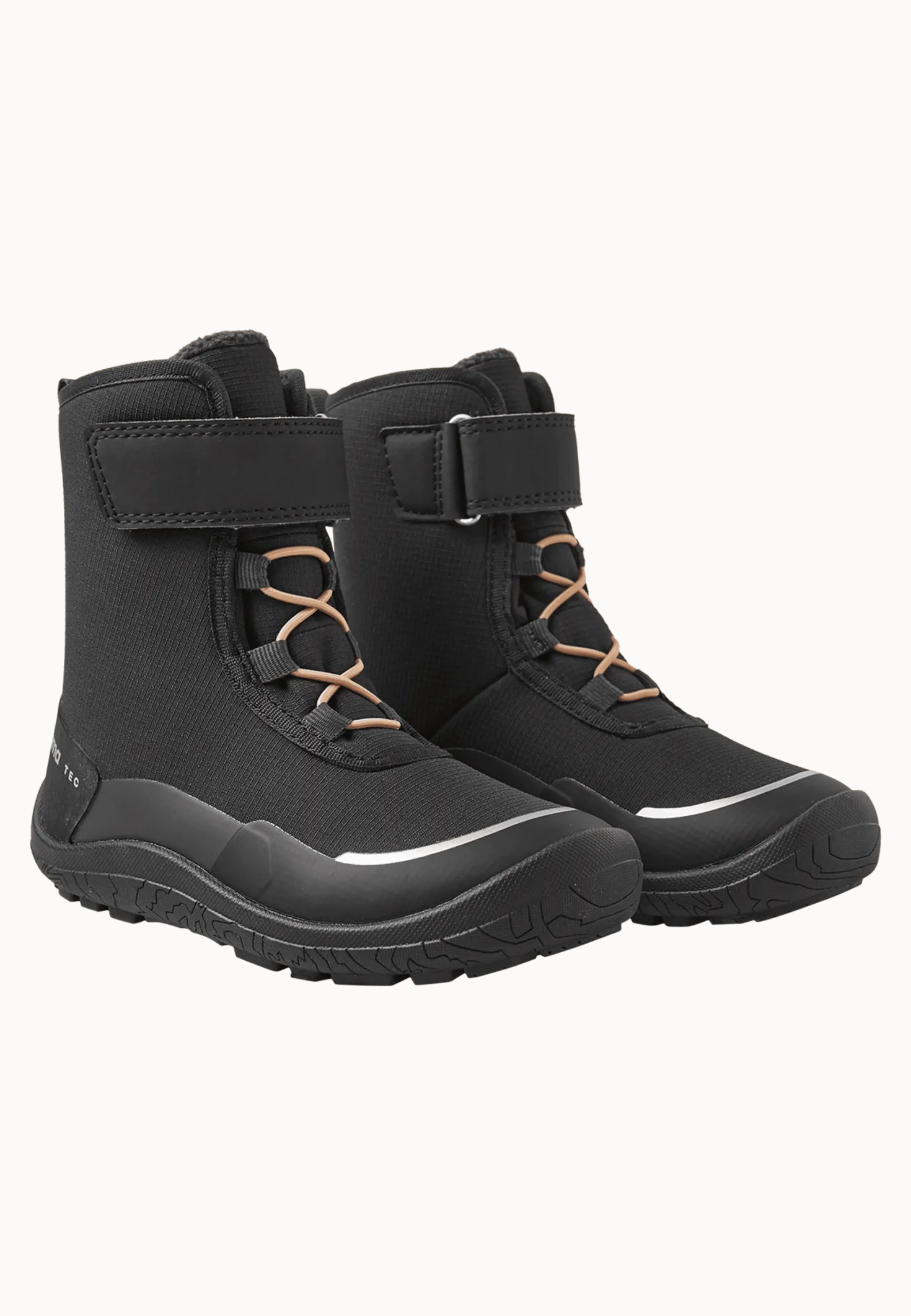 Talvella Kids Reimatec Barfota Vinterkängor Black
