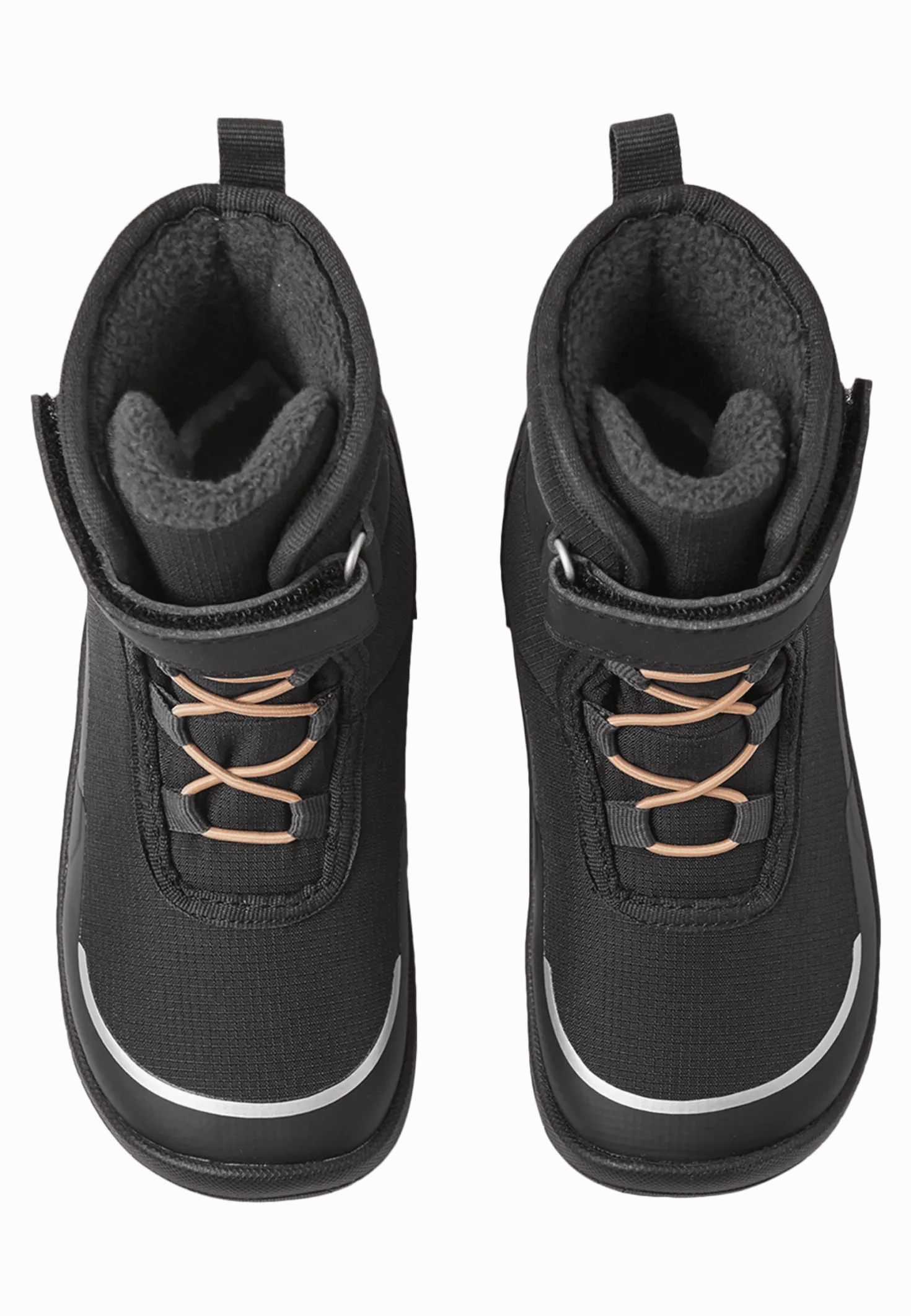 Talvella Kids Reimatec Barfota Vinterkängor Black
