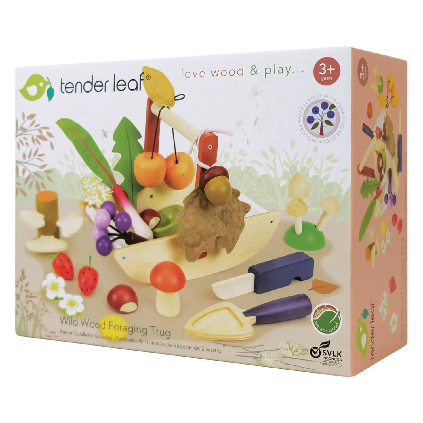 Tender Leaf Plockkorg Skogstema Multi