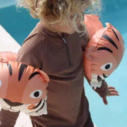 Tino The Tiger Uppblåsbara Armpuffar Clay
