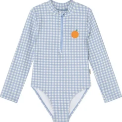 Toulon UV Baddräkt Dove Blue Gingham