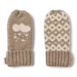 Towsi Vantar I Ulljacquard Grey Camel Melange