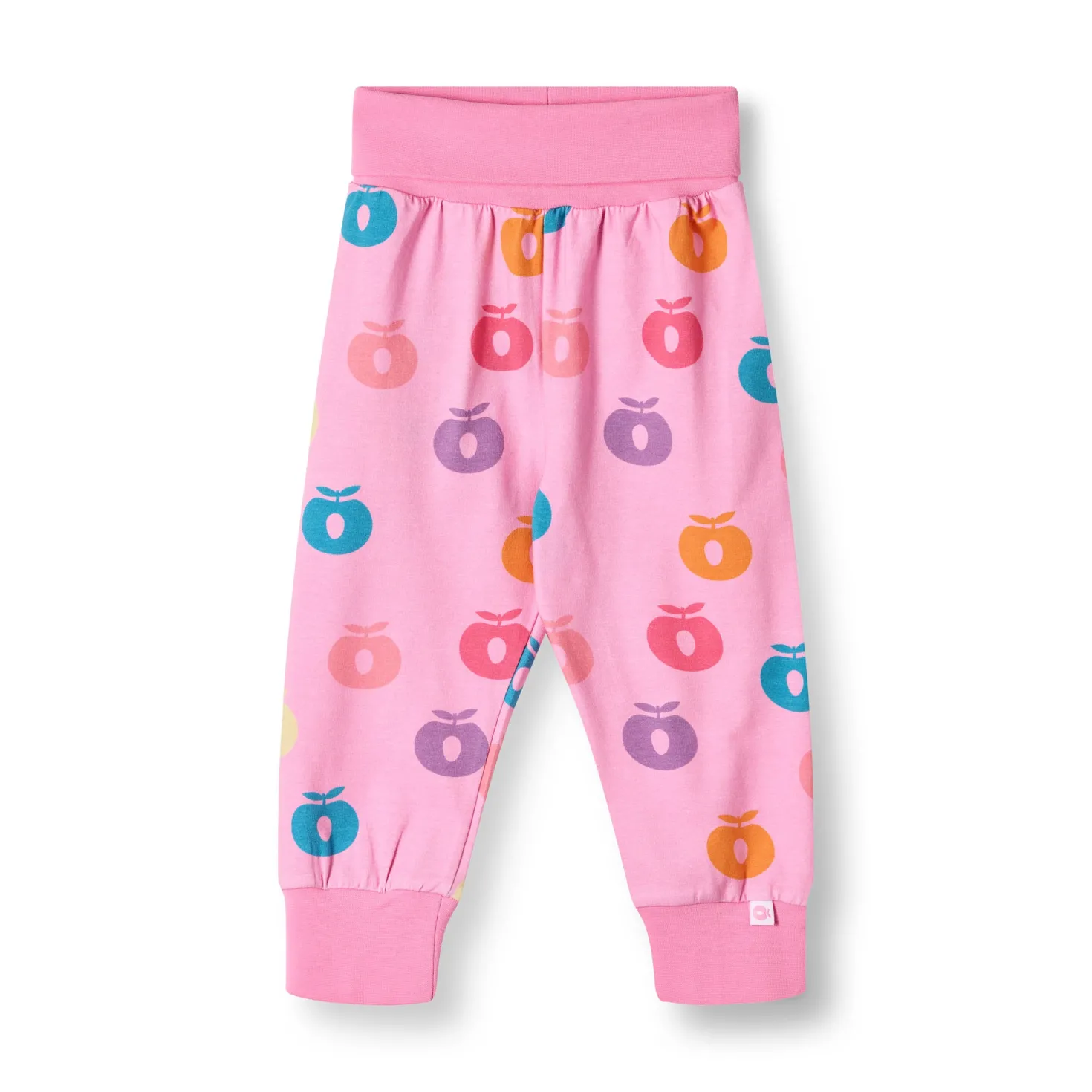 Ulm Pants For Baby with Apples Pink lilac