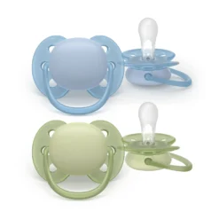 Ultra Soft 2-pack Nappar 0-6M Blue Green
