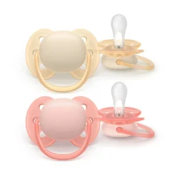 Ultra Soft 2-pack Nappar 0-6M Peach Coral