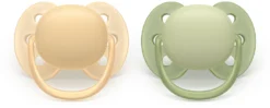 Ultra Soft 2-pack Nappar 6-18M Peach Green