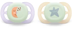 Ultra Start Nighttime 2-pack Nappar 0-2M Purple Green