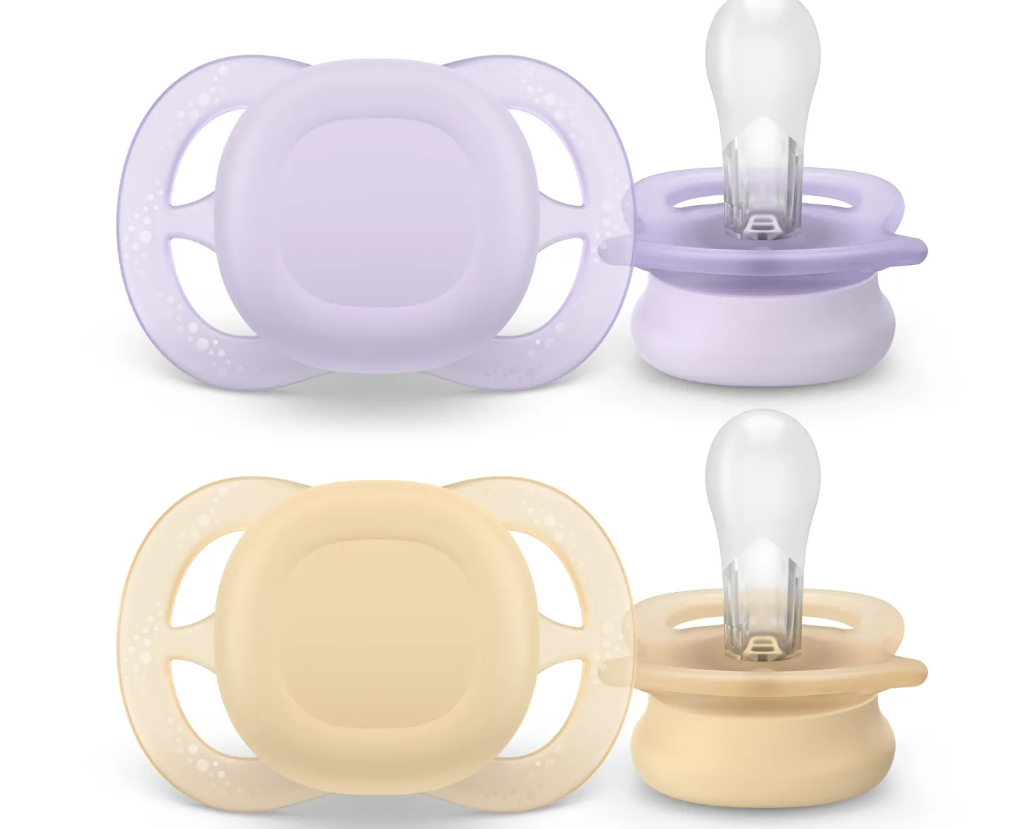 Ultra Start 2-pack Nappar 0-2M Peach Purple