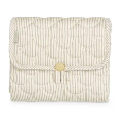 Vadderad Skötmatta Classic Stripes Camel
