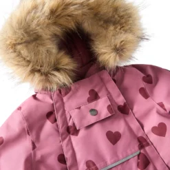 Val D'Isere Vinteroverall Mauve Hearts