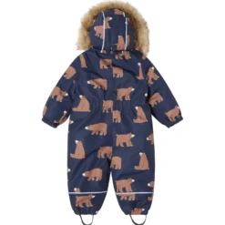 Val D'Isere Vinteroverall Navy Bear