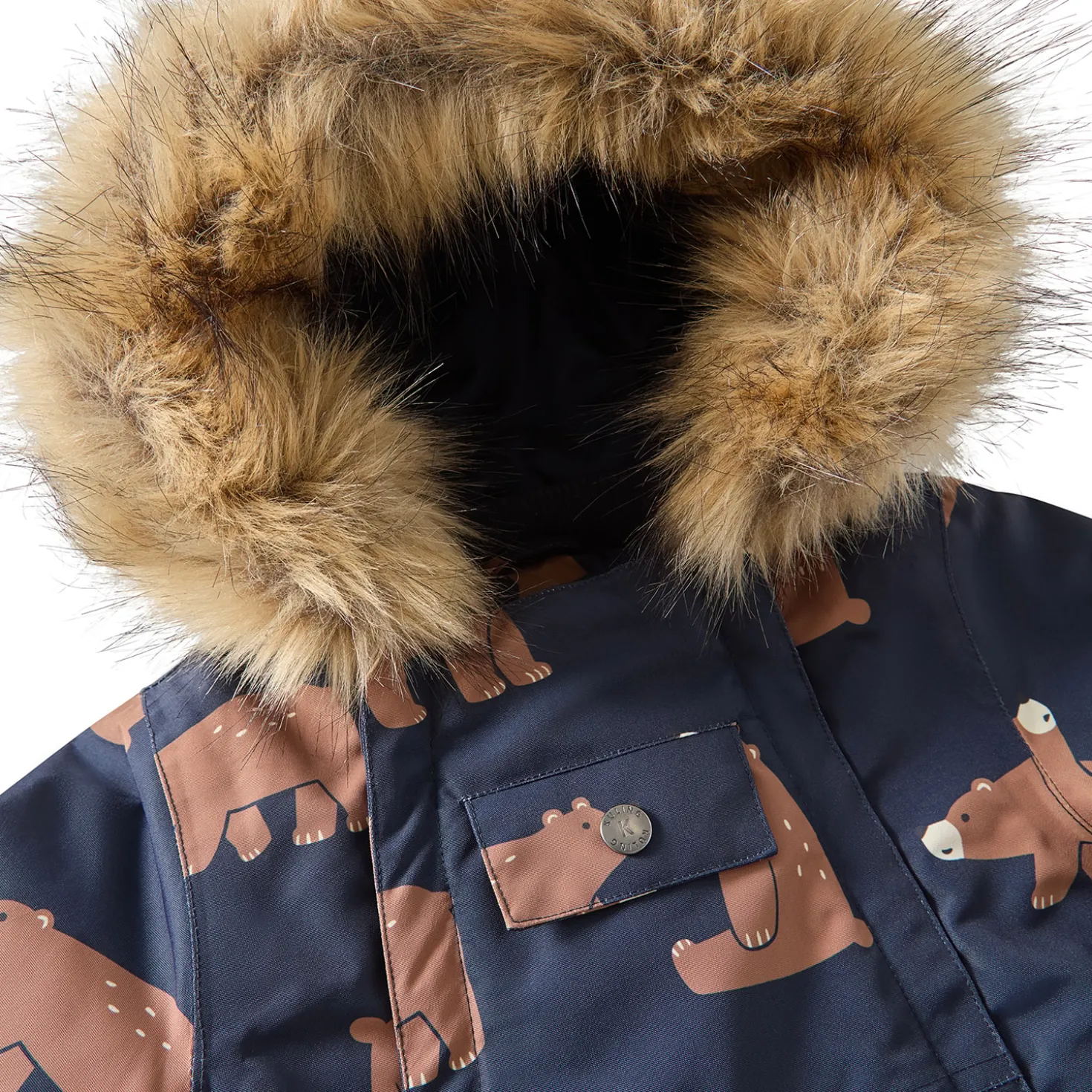 Val D'Isere Vinteroverall Navy Bear