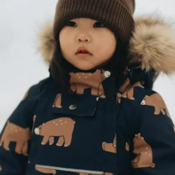 Val D'Isere Vinteroverall Navy Bear