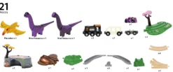 Äventyrsset Med Dinosaurier Multicolor