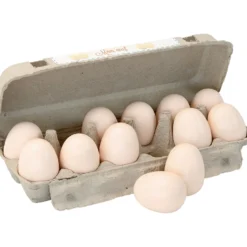 Vilac Memory Game - 12 Leksaksägg I Trä Med 6 Matchande Ljud Multi
