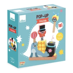 Vilac Pop-up-cirkus I Trä Aktivitetsleksak Multi