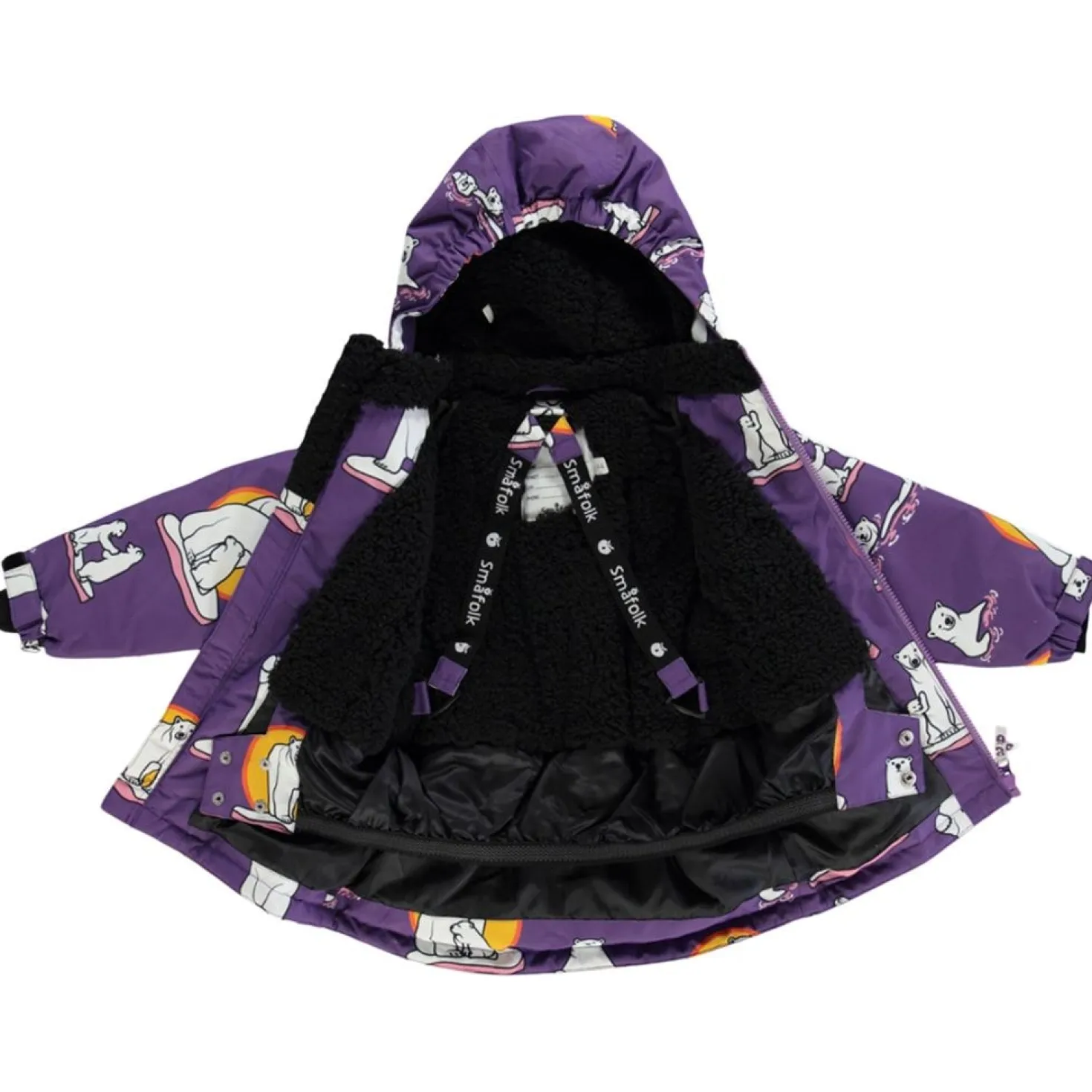 Vinterjacka Polar Bears Purple Heart