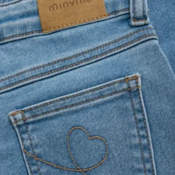 Wide Loose Fit Jeans Light Dusty Blue