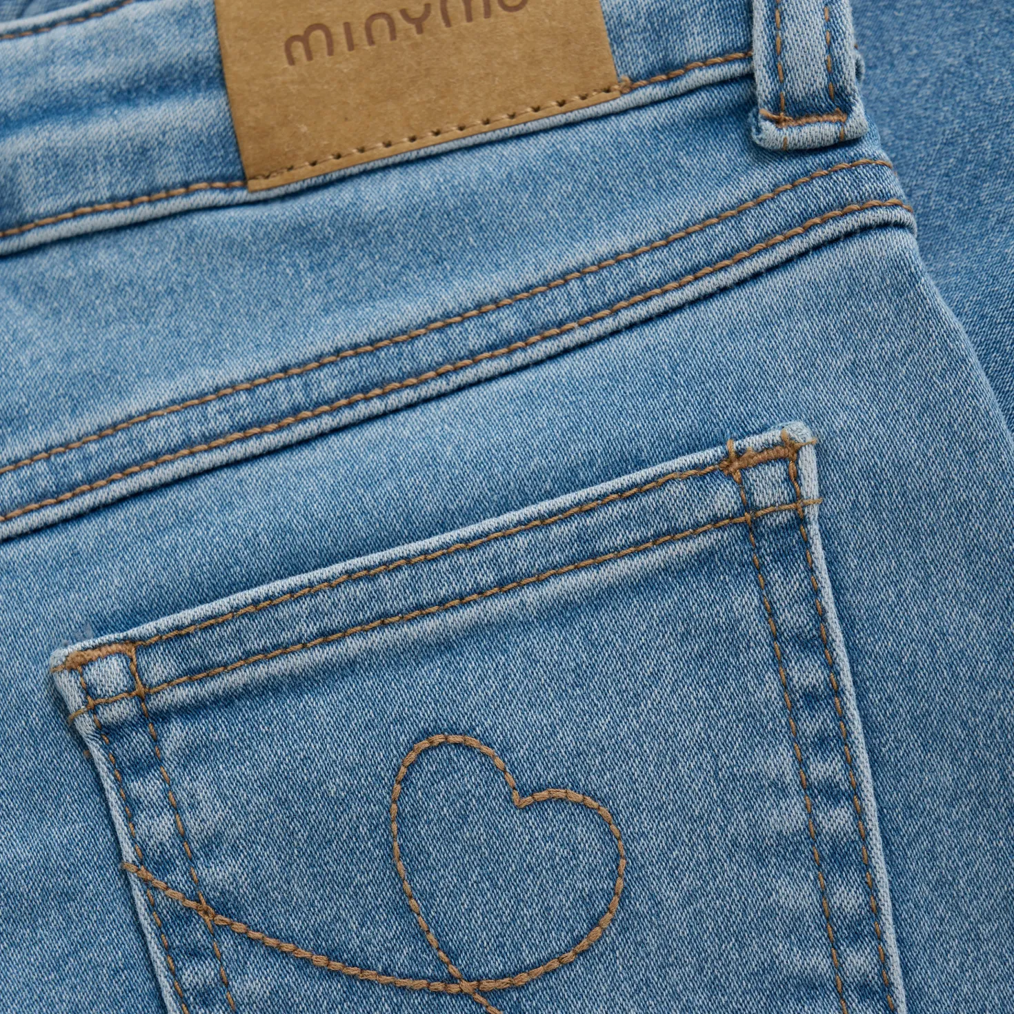 Wide Loose Fit Jeans Light Dusty Blue